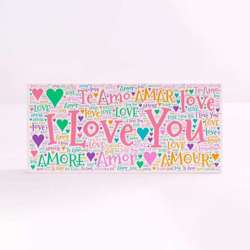 FOREX RECTANGULAR amor i love you rosa