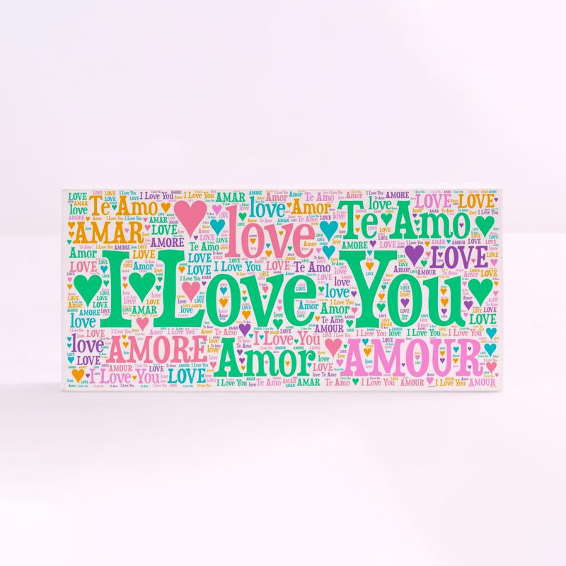 FOREX RECTANGULAR amor i love you verde