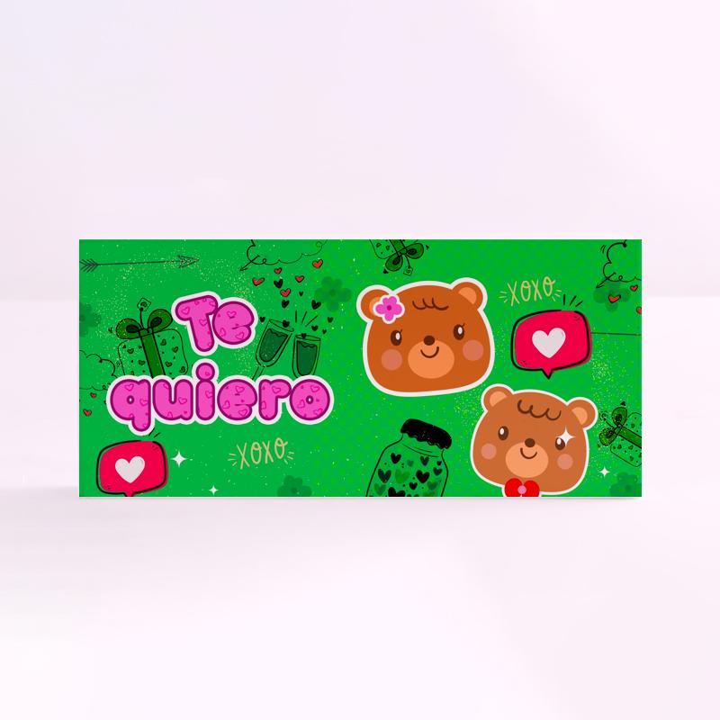 FOREX RECTANGULAR amor te quiero osos