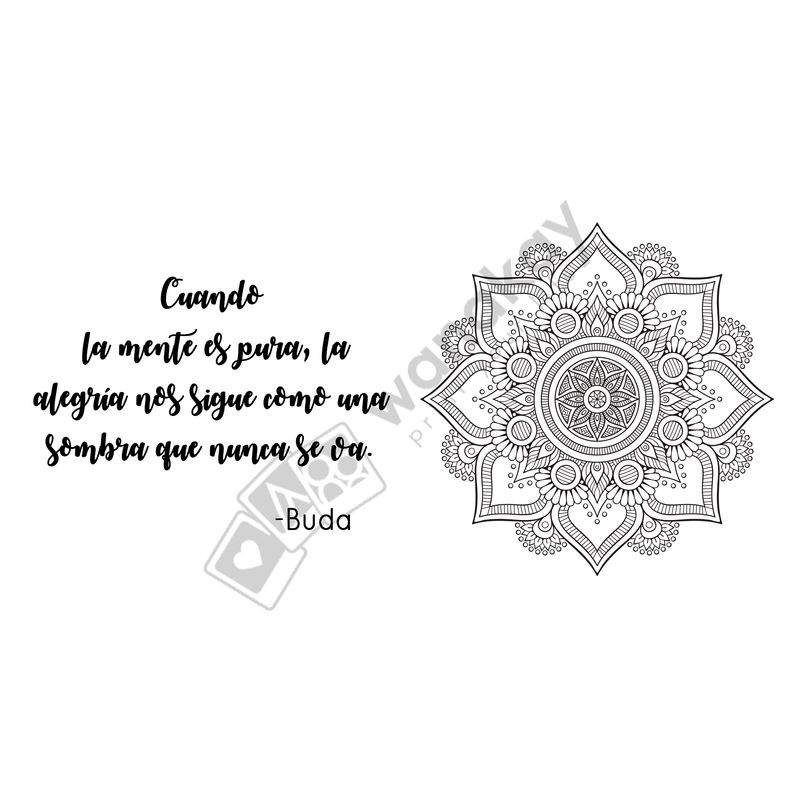 FOREX RECTANGULAR frase buda marca de agua