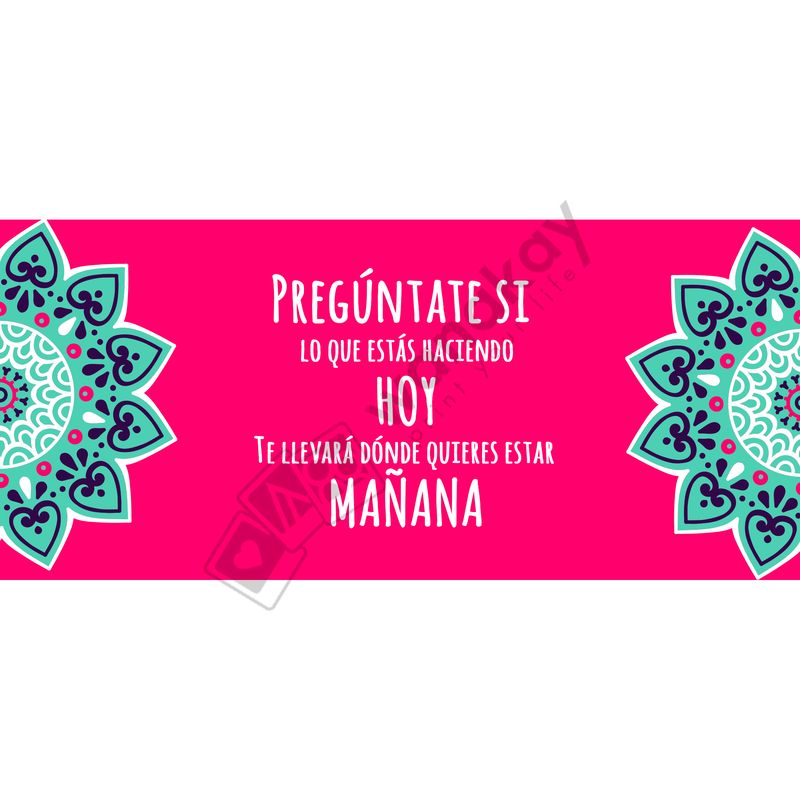 FOREX RECTANGULAR frase lo que estas haciendo hoy, te llevara donde quieras estar mañana marca de agua