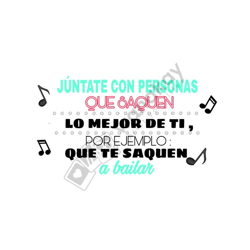 FOREX RECTANGULAR frase que te saquen a bailar marca de agua