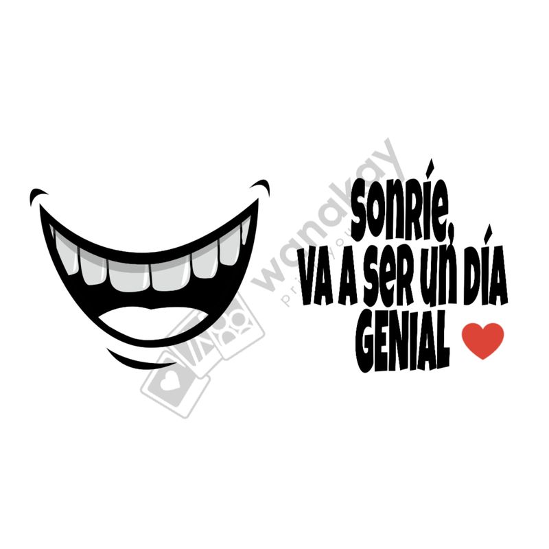 FOREX RECTANGULAR frase sonrie marca de agua