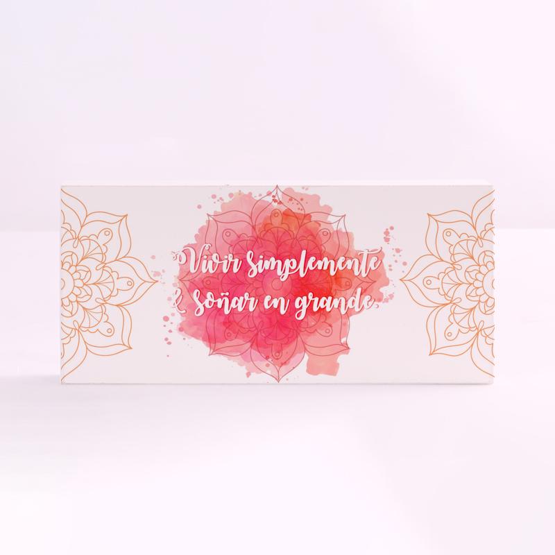 FOREX RECTANGULAR frase vivir simplemente, soñas en grande