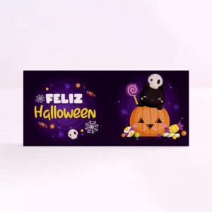 Forex Rectangular Halloween Calabaza