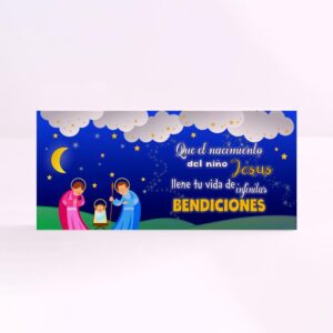 Forex Rectangular Navidad Belen Bendiciones