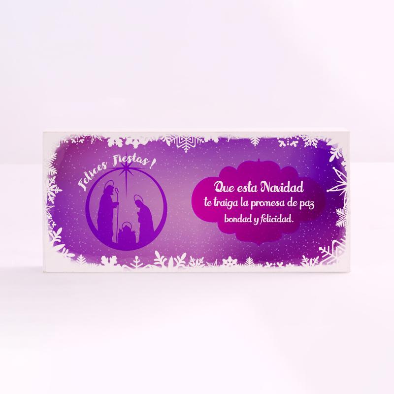 FOREX RECTANGULAR navidad belen lila