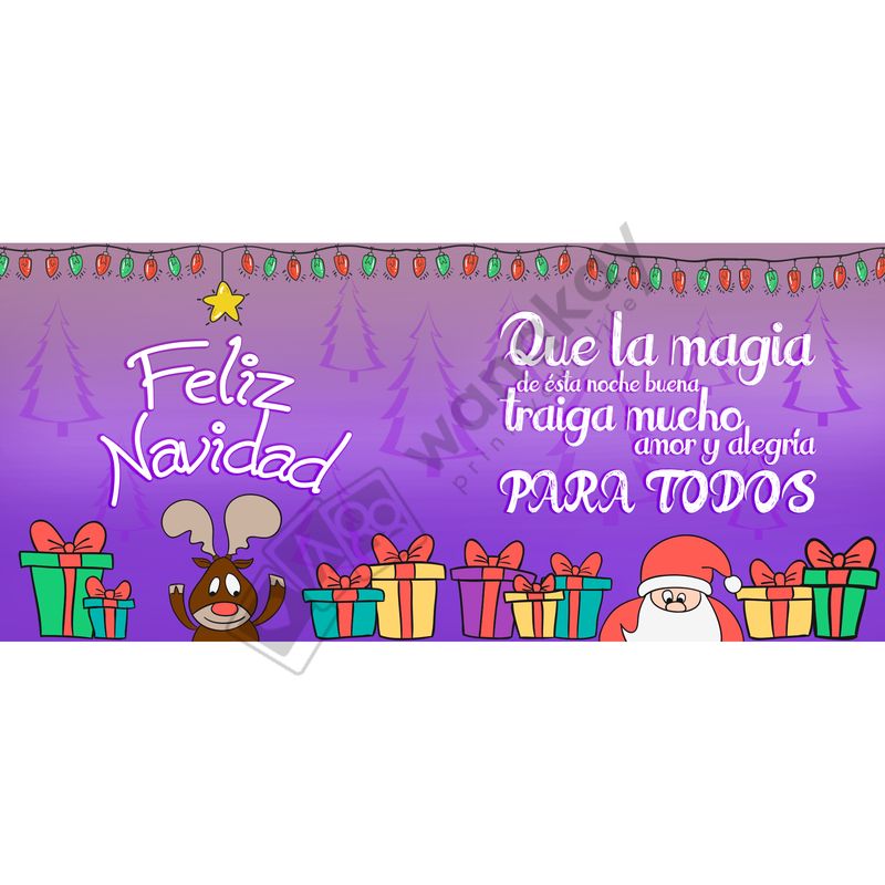 FOREX RECTANGULAR navidad magia marca de agua