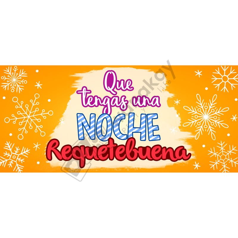 FOREX RECTANGULAR navidad noche requetebuena marca de agua