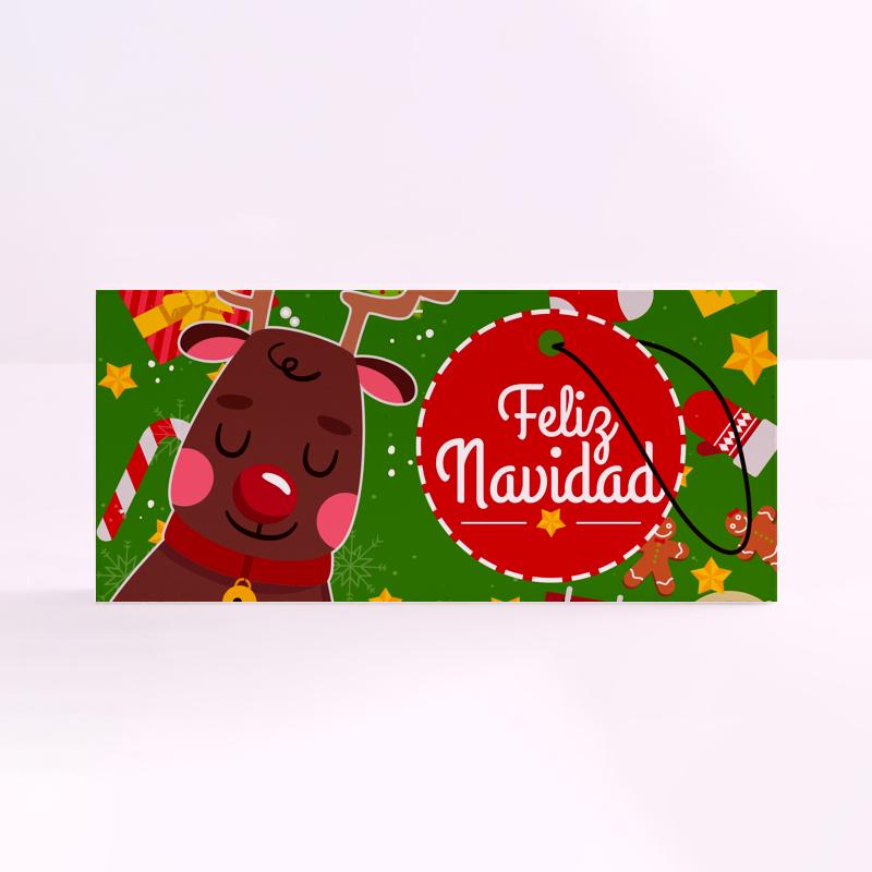 FOREX RECTANGULAR navidad reno verde
