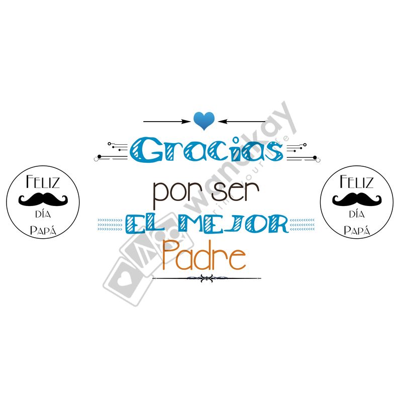 FOREX RECTANGULAR papa gracias por ser el mejor padre marca de agua