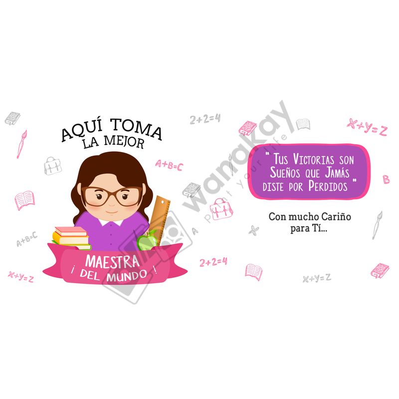 FOREX RECTANGULAR profesion profesora la mejor (1) marca de agua