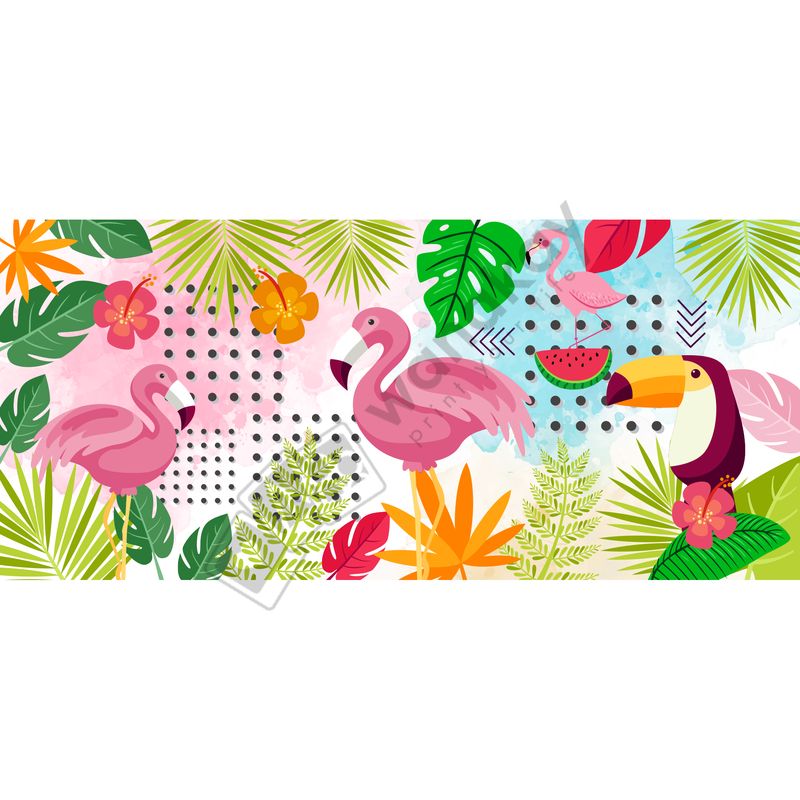 FOREX RECTANGULAR verano flamenco sandia marca de agua