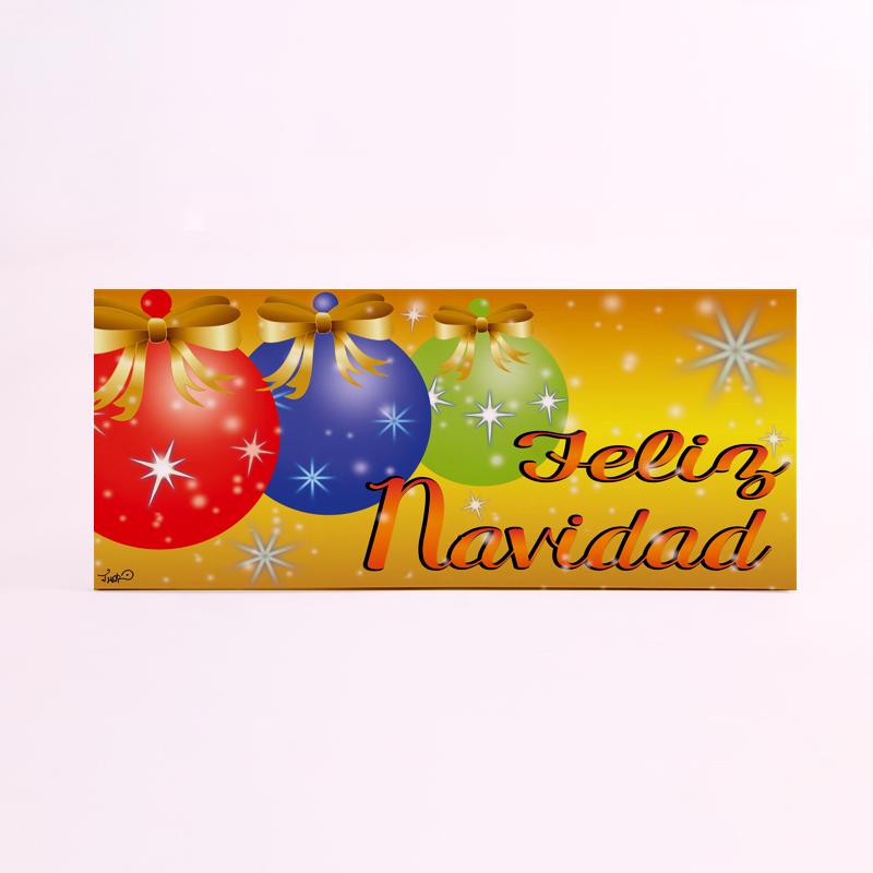 FOAM RECTANGULAR navidad feliz navidad (2)
