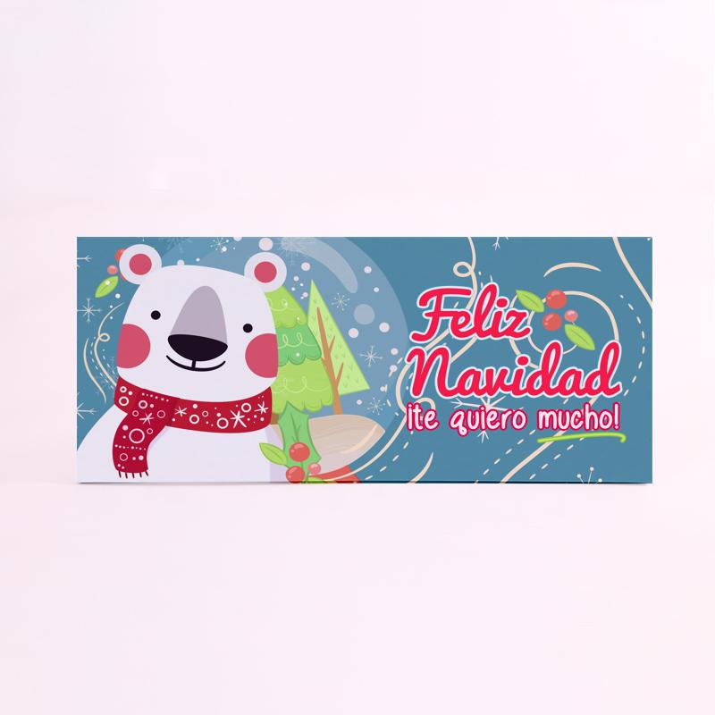 FOAM RECTANGULAR navidad oso