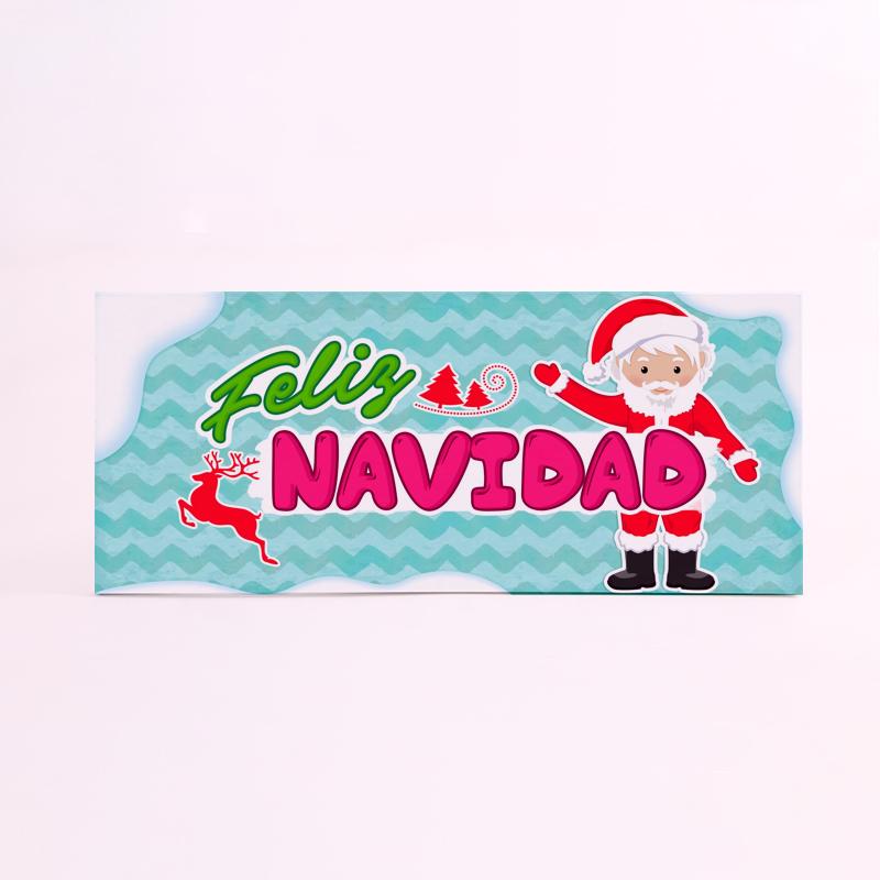 FOAM RECTANGULAR navidad papa noel