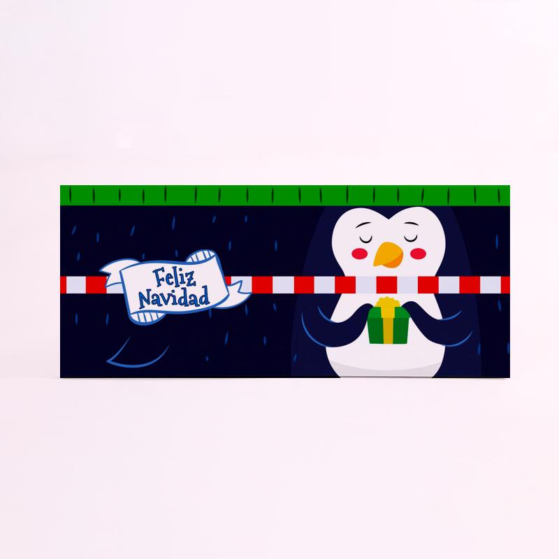 FOAM RECTANGULAR navidad pinguino