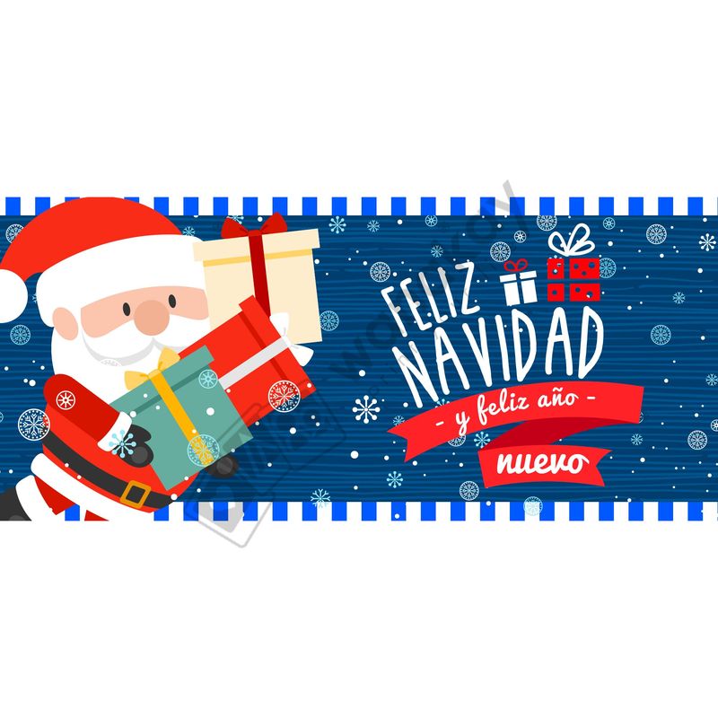 FOAM RECTANGULAR navidad regalos Marca de agua