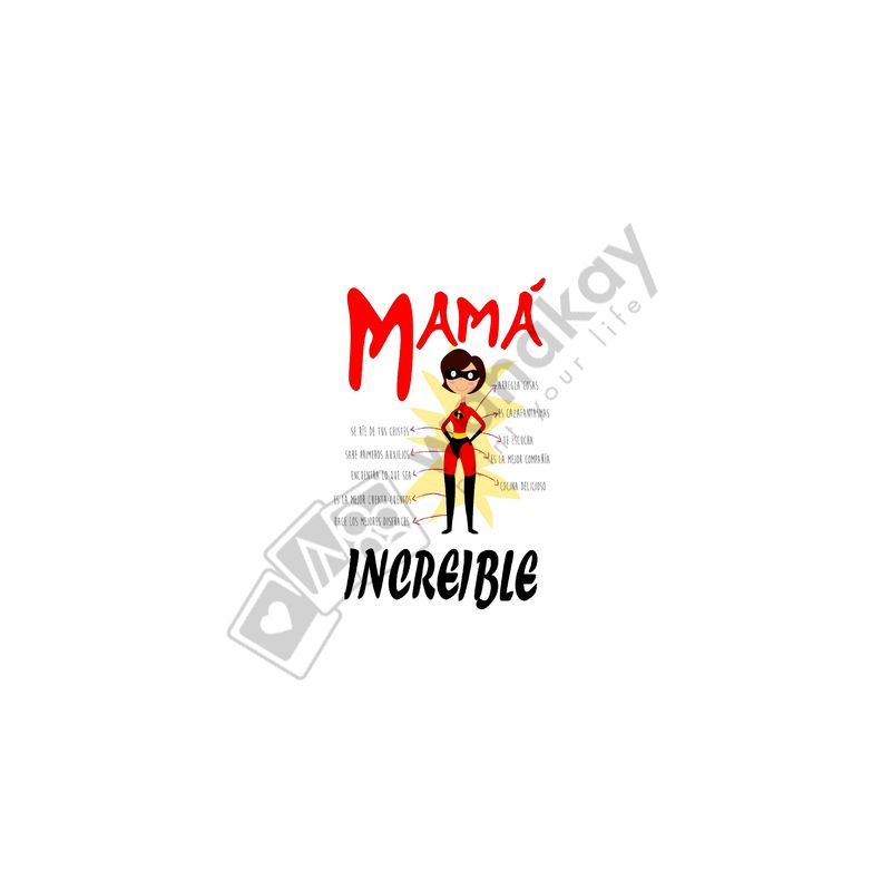 FOREX RECTANGULAR mama increible 10x25 marca de agua