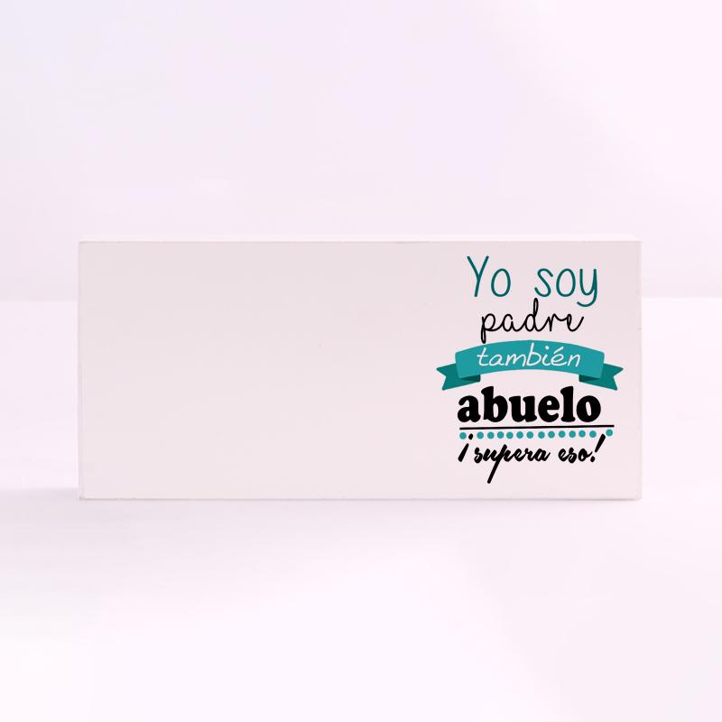 FOREX RECTANGULAR padre y abuelo supera eso 10x25Blanco