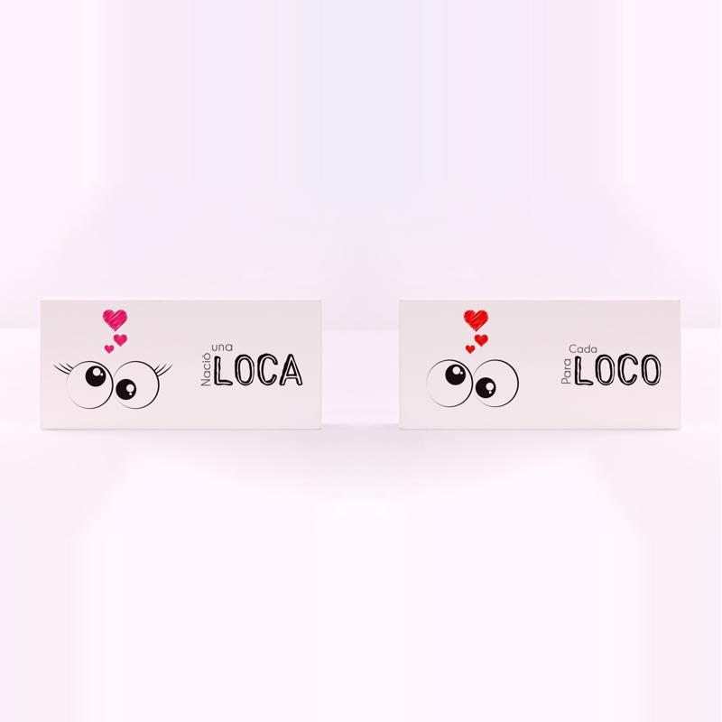 Pack Forex rectangular amor pack cada loco con una loca