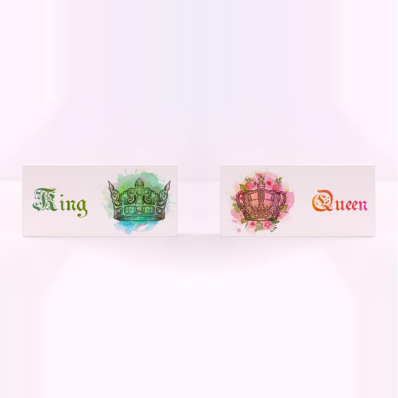 Pack Forex rectangular amor pack king y queen colores