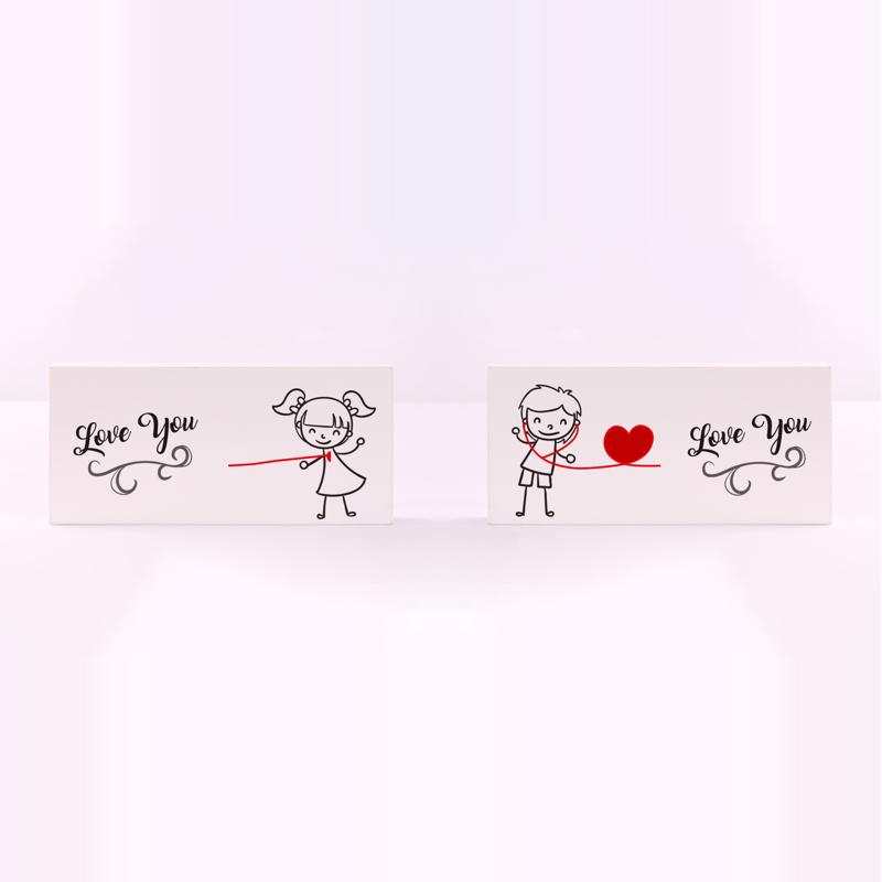 Pack Forex rectangular amor pack love you