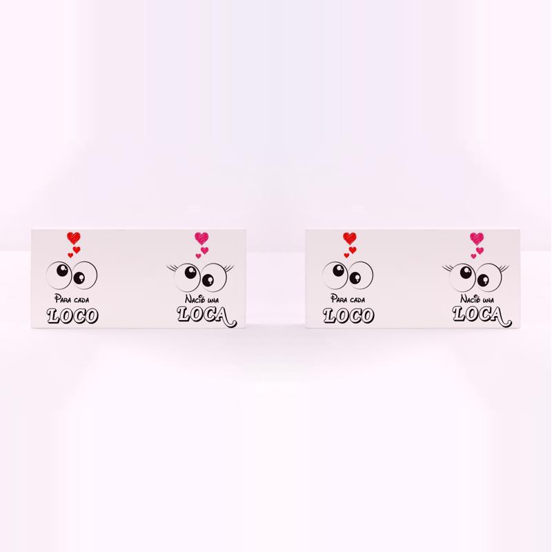 Pack Forex rectangular amor para cada loco