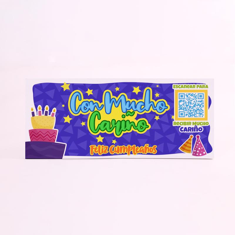 FOAM RECTANGULAR cumple con mucho cariño