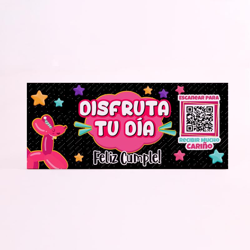 FOAM RECTANGULAR cumple disfruta tu dia