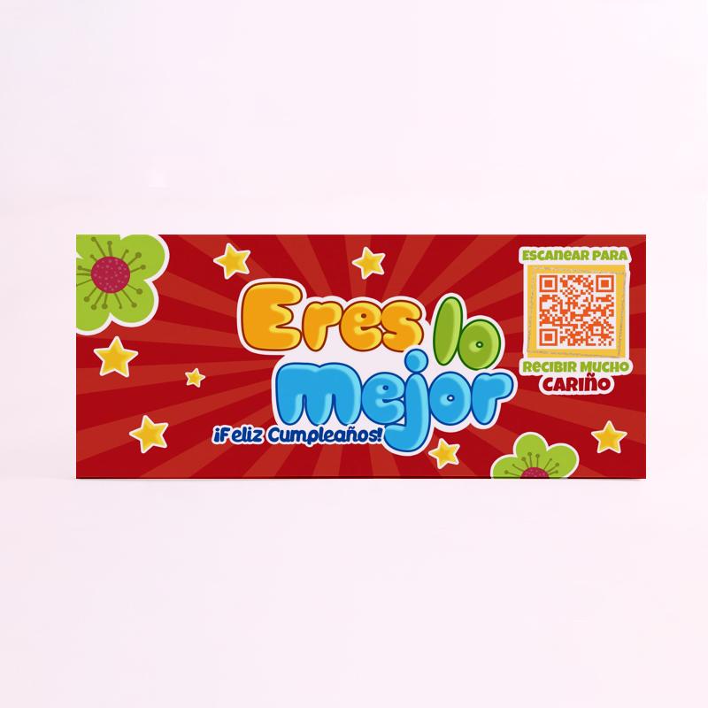 FOAM RECTANGULAR cumple eres lo mejor