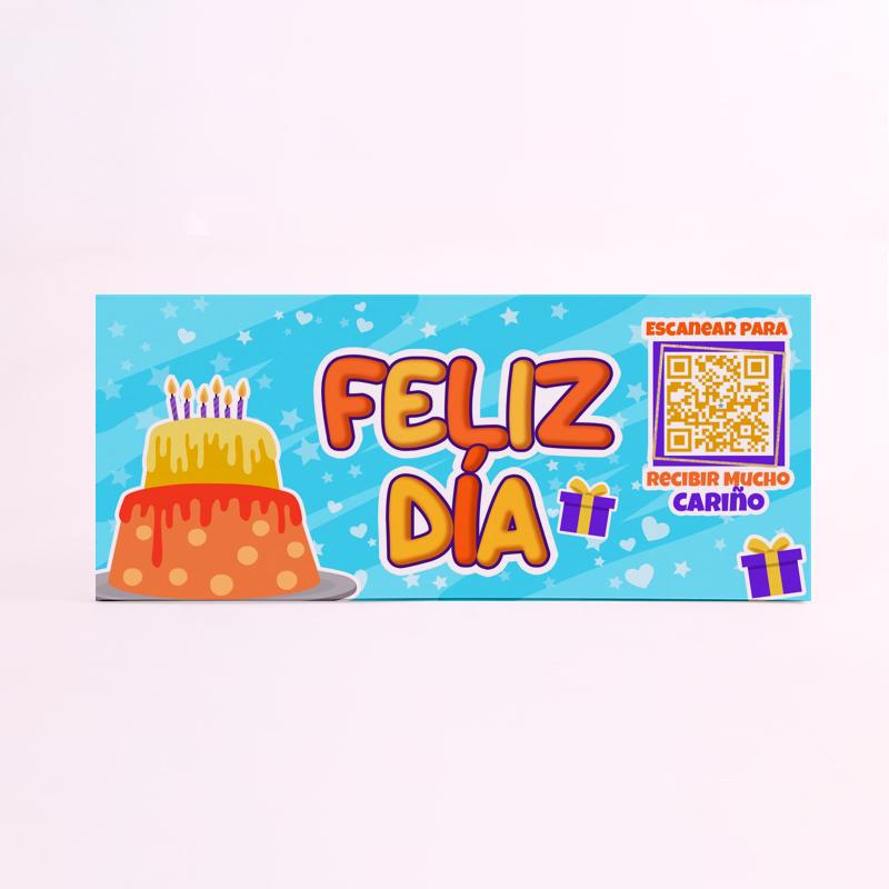 FOAM RECTANGULAR cumple feliz dia