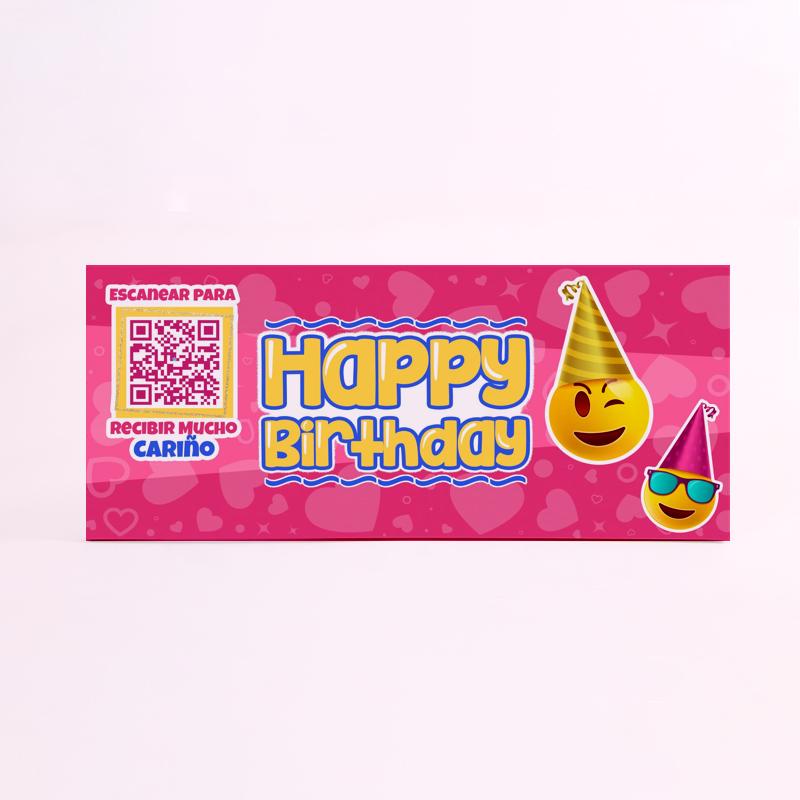 FOAM RECTANGULAR cumple happy birthday