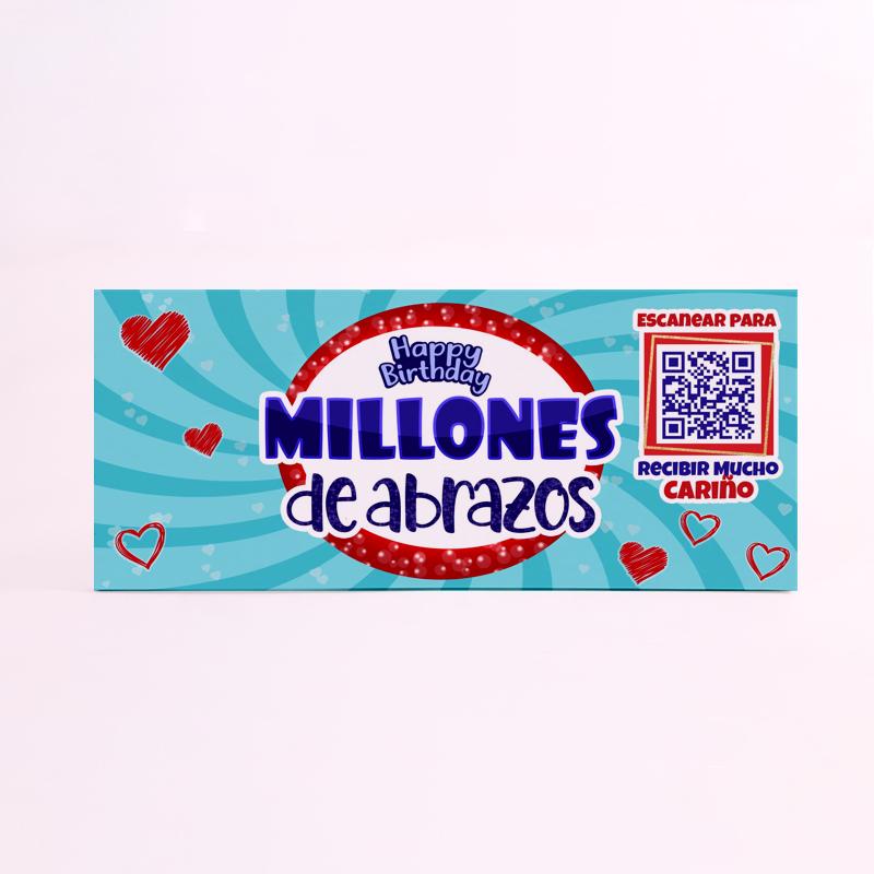 FOAM RECTANGULAR cumple millones de abrazos
