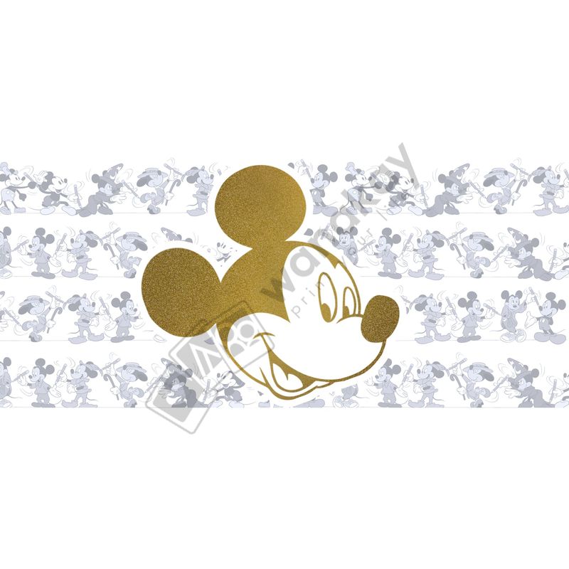 FOAM RECTANGULAR infantil mickey dorado Marca de agua