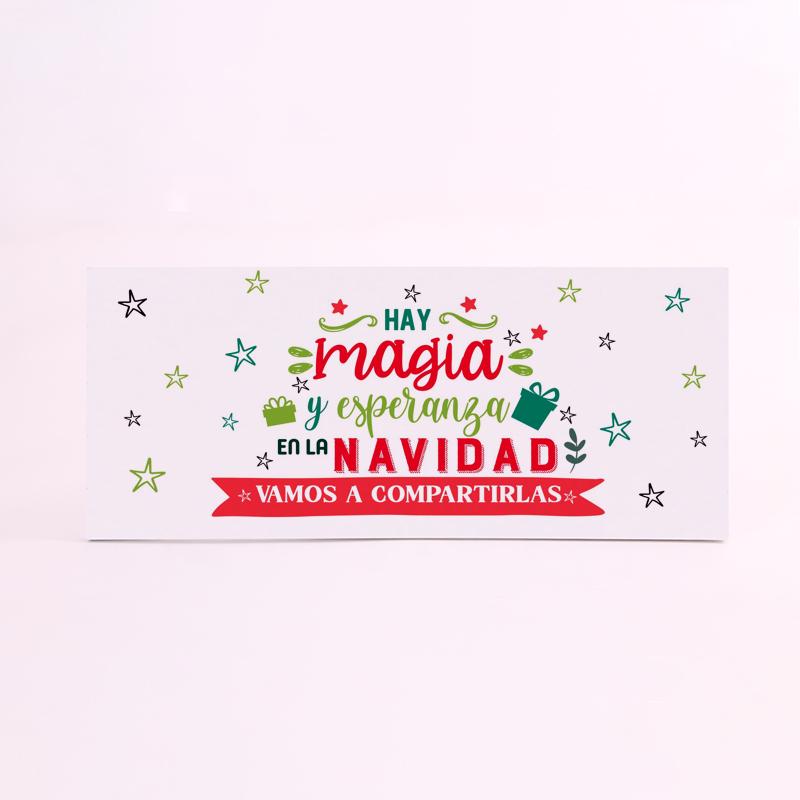 FOAM RECTANGULAR navidad magia y esperanza
