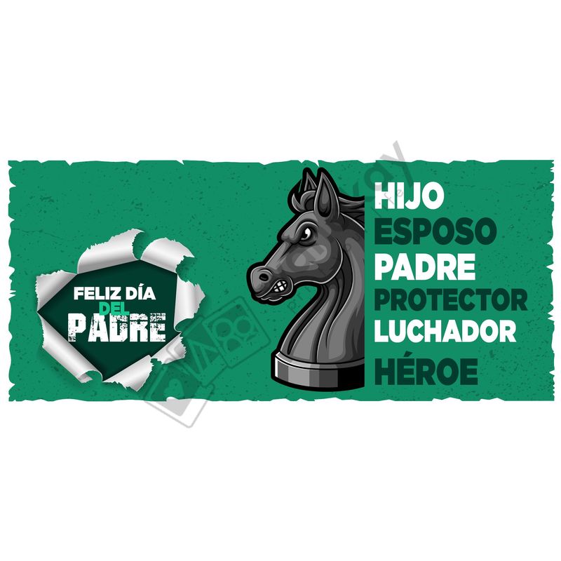 FOAM RECTANGULAR papa animales (15) Marca de agua