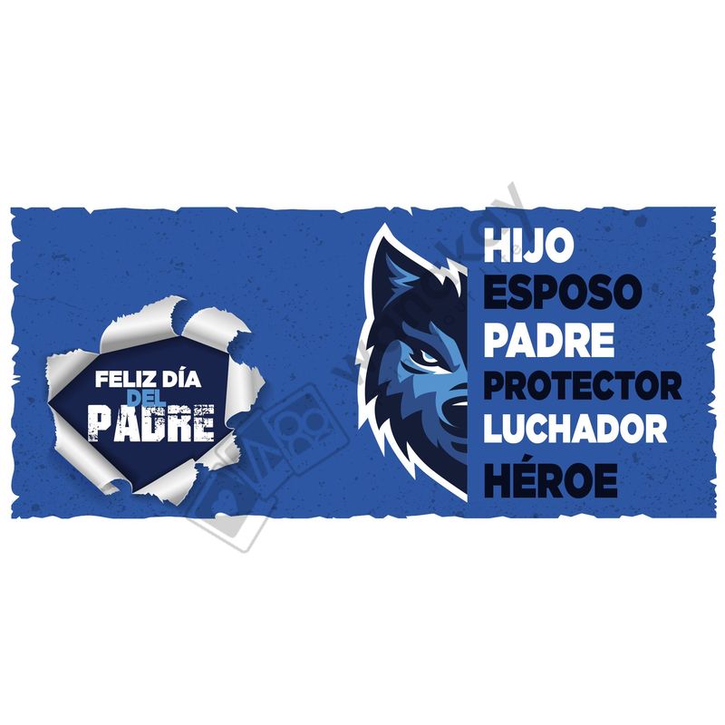 FOAM RECTANGULAR papa animales (2) Marca de agua
