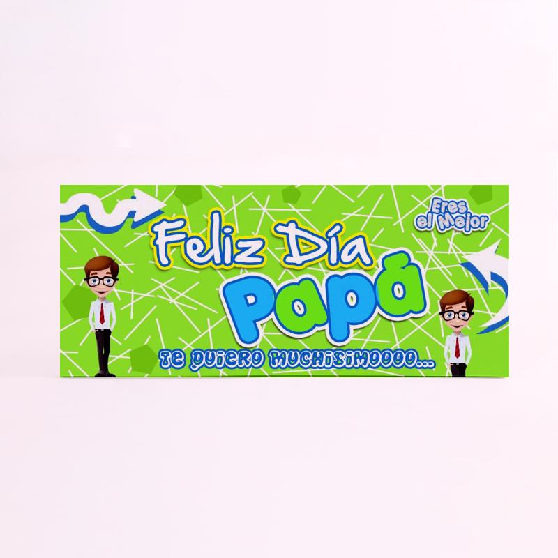 FOAM RECTANGULAR papá feliz dia papá