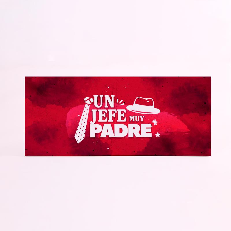 FOAM RECTANGULAR papa un jefe muy padre