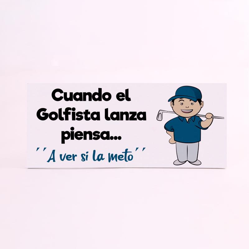 FOAM RECTANGULAR profesion Golfista chico