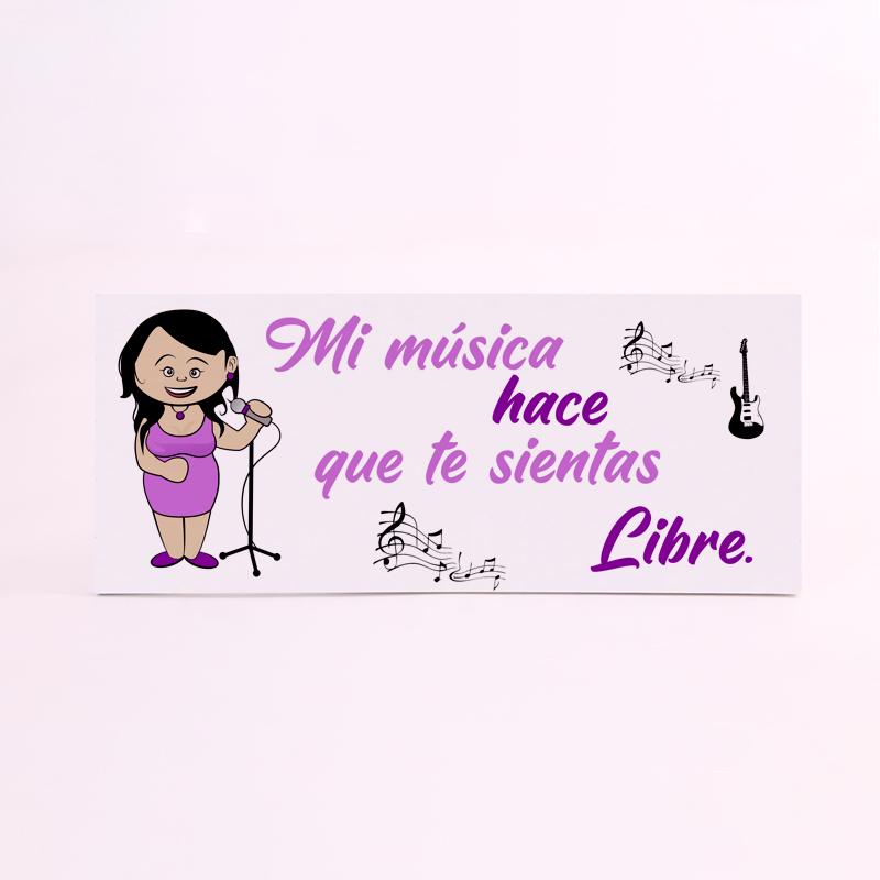 FOAM RECTANGULAR profesion cantante chica