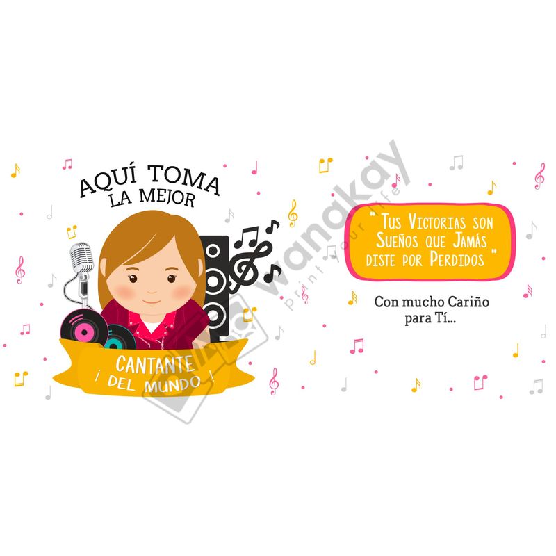 FOAM RECTANGULAR profesion cantante mejor (3) Marca de agua