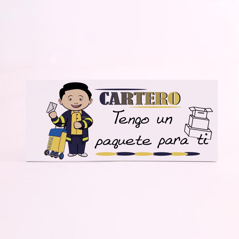 FOAM RECTANGULAR profesion cartero