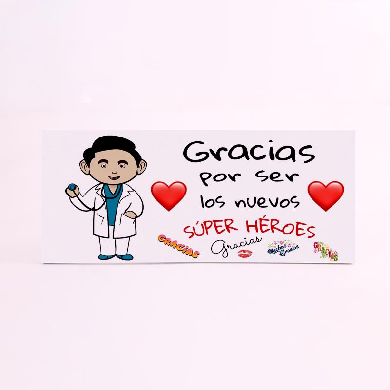 FOAM RECTANGULAR profesion doctor gracias
