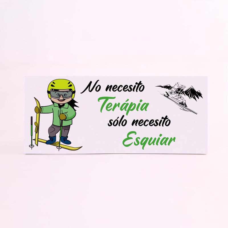 FOAM RECTANGULAR profesion esquiadora