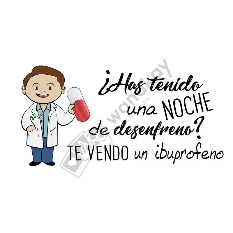 FOAM RECTANGULAR profesion farmaceutico Marca de agua