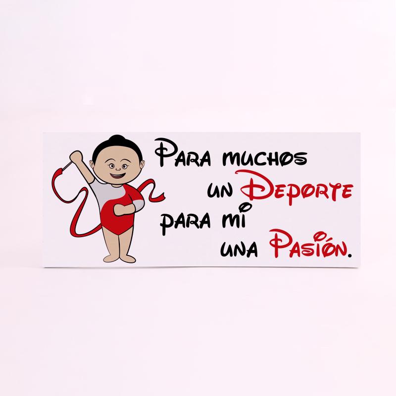 FOAM RECTANGULAR profesion gimnasta chica