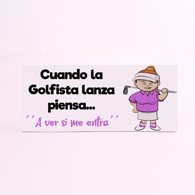 FOAM RECTANGULAR profesion golfista chica