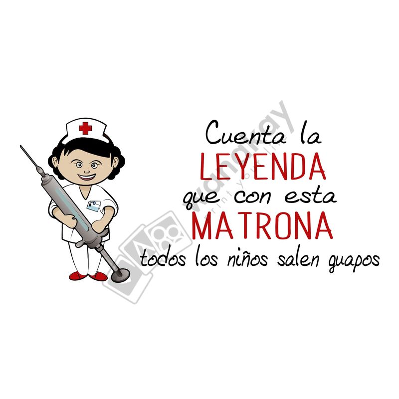 FOAM RECTANGULAR profesion matrona Marca de agua
